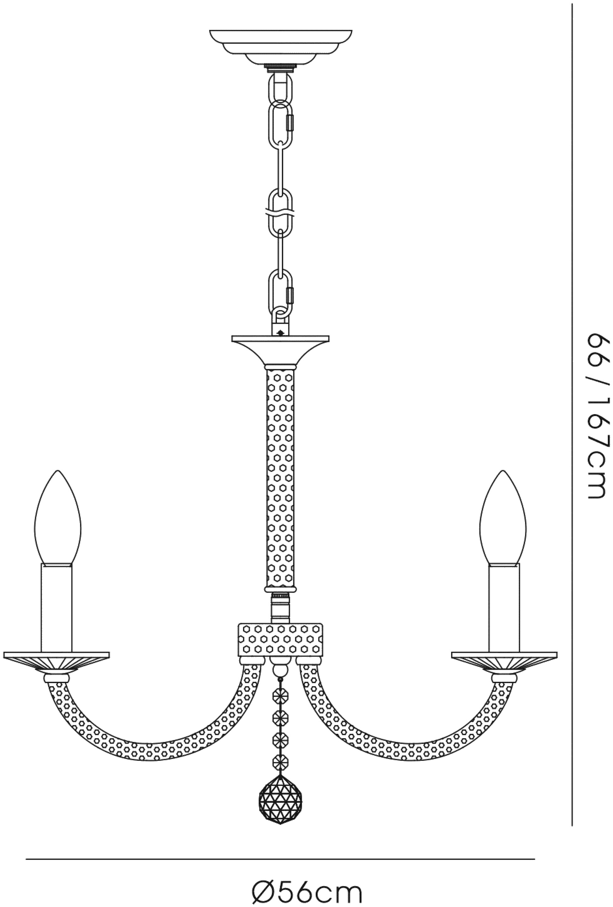 Elena Gold Crystal Ceiling Lights Diyas Multi Arm Crystal Fittings